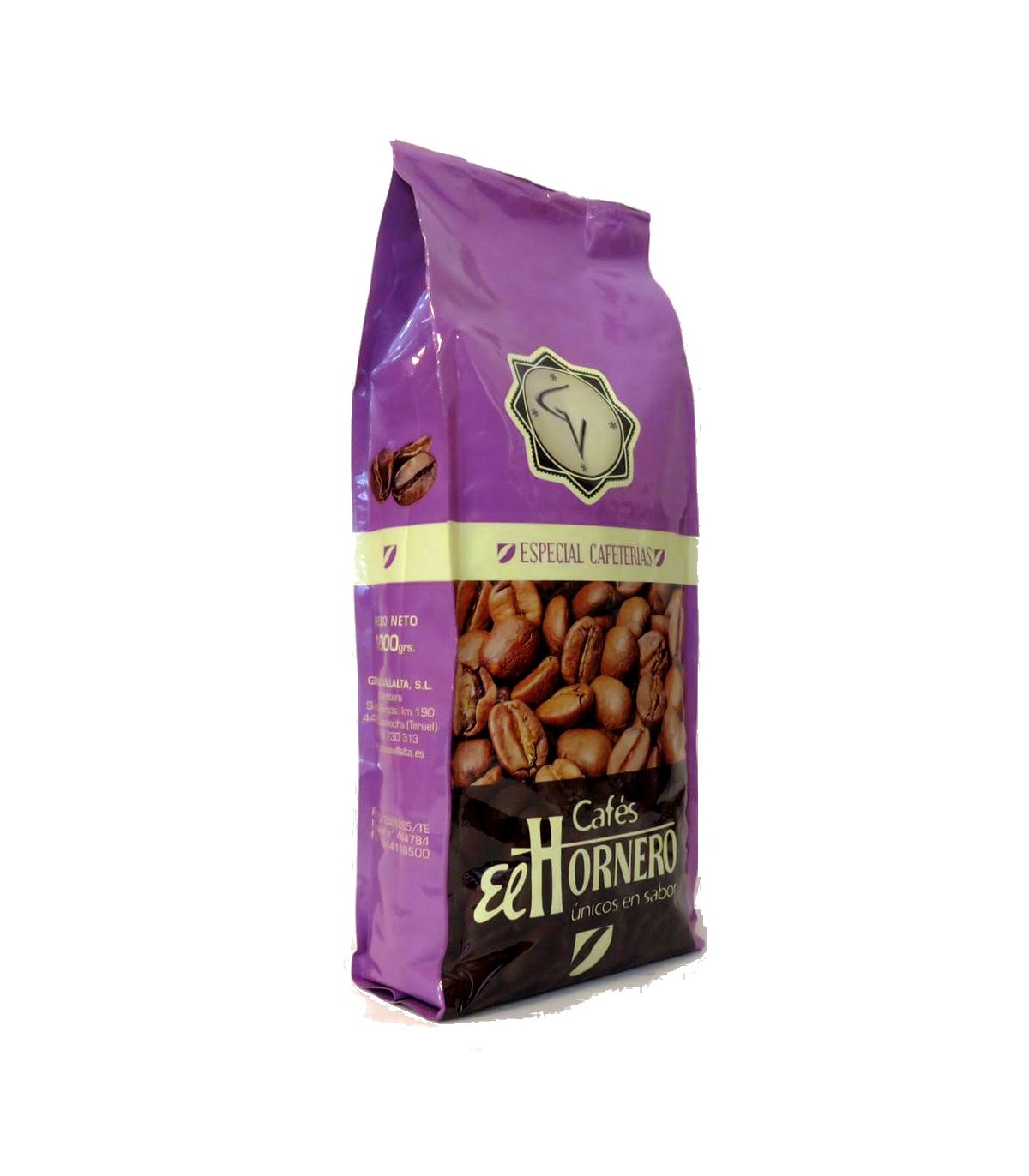 Café DESCAFEINADO en grano 1Kg.